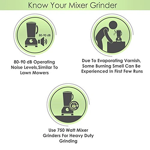 Preethi Blue Leaf Platinum MG 139 mixer grinder, 750 watt, White, 4 jars - Super Extractor juicer Jar & Storage Air-Tight Container, FBT motor with 5yr Warranty & Lifelong Free Service, Standard - Image 3