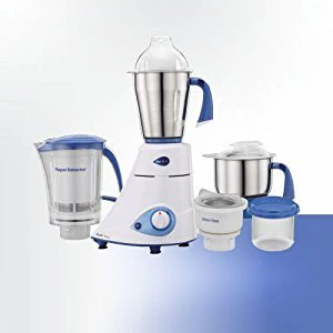 Preethi Blue Leaf Platinum MG 139 mixer grinder, 750 watt, White, 4 jars - Super Extractor juicer Jar & Storage Air-Tight Container, FBT motor with 5yr Warranty & Lifelong Free Service, Standard - Image 7